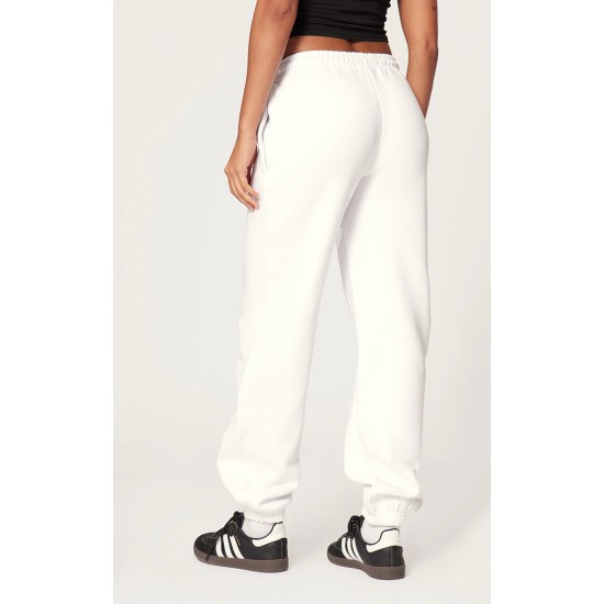 PRETTYLITTLETHING White Graphic Copyright Sweatpants PRETTYLITTLETHING White Graphic Copyright Sweatpants