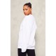 White Oversized Fit Sweatshirt White Oversized Fit Sweatshirt