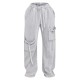 Shape Light Grey Washed Double Waistband Pocket Detail Wide Leg Sweatpants Shape Light Grey Washed Double Waistband Pocket Detail Wide Leg Sweatpants