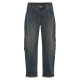 Vintage Turn Up Hem Barrel Style Jeans